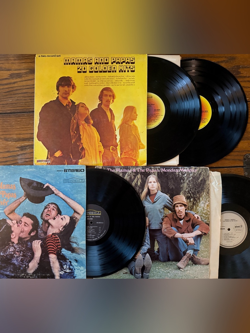 The Mamas & The Papas Vinyl Record Lot